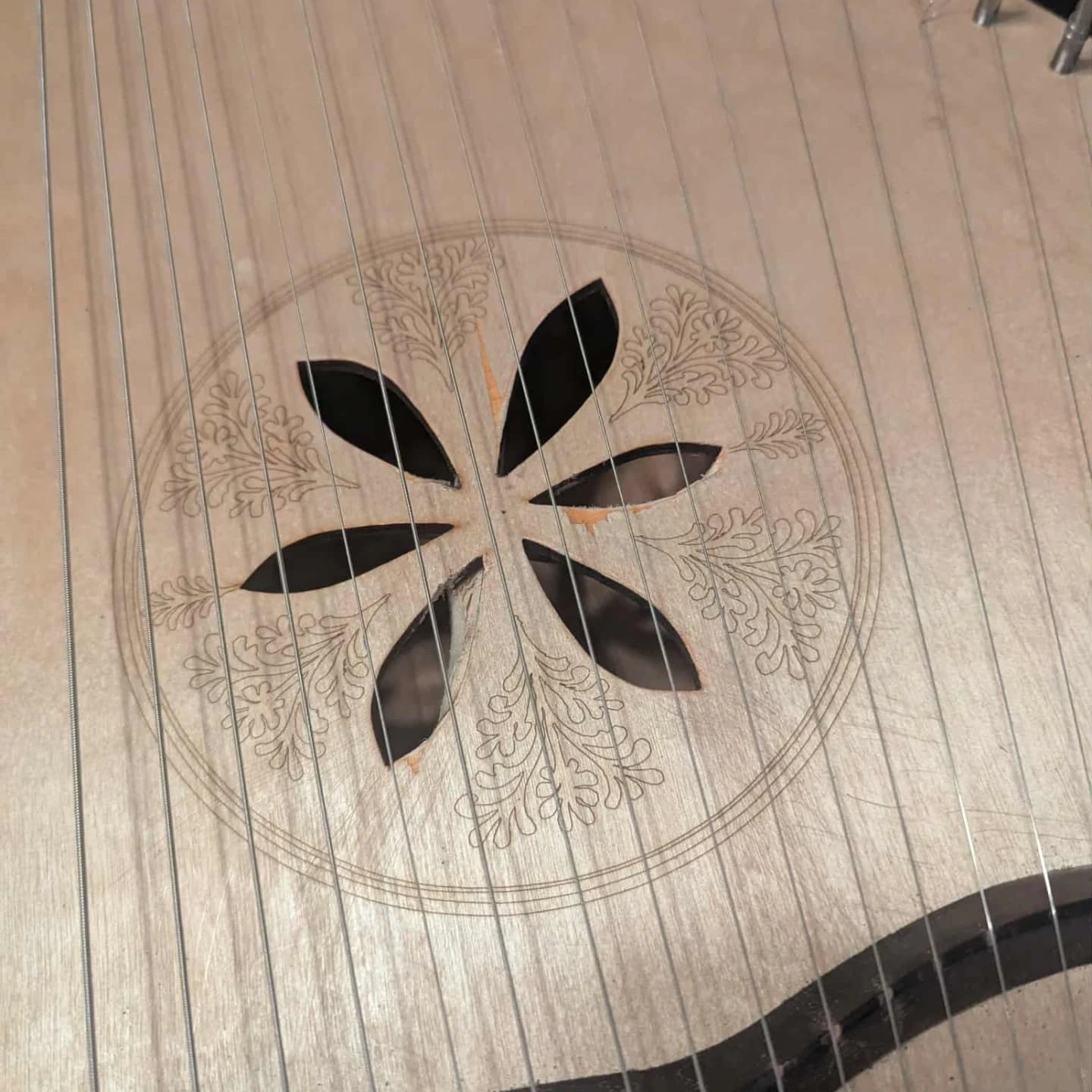 Finished folk bandura