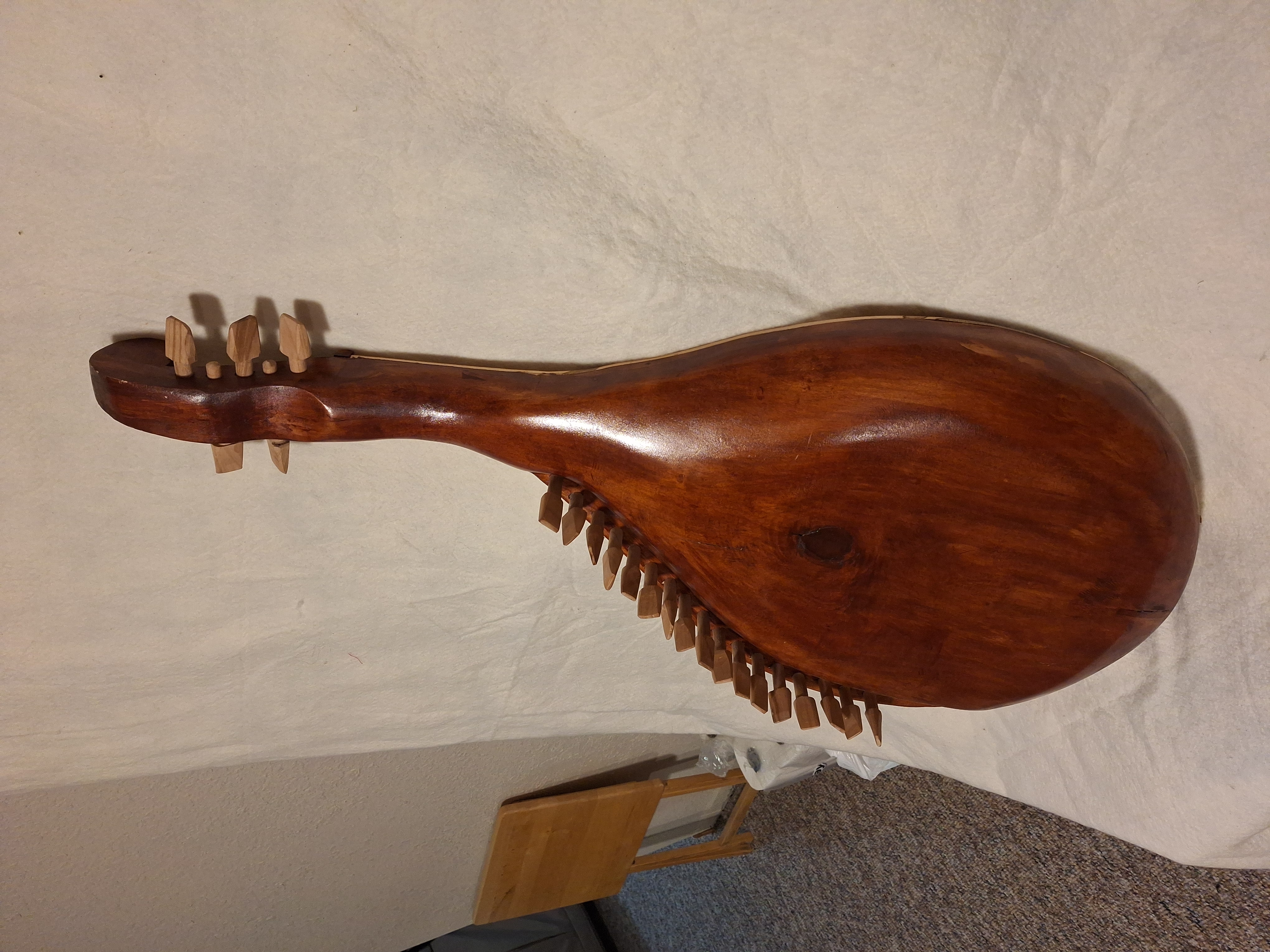 Detail of latest folk bandura
